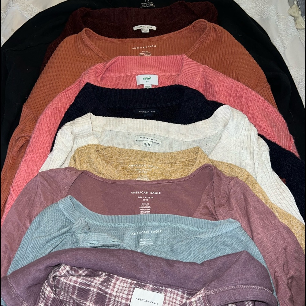 American Eagle Long sleeve tops BUNDLE